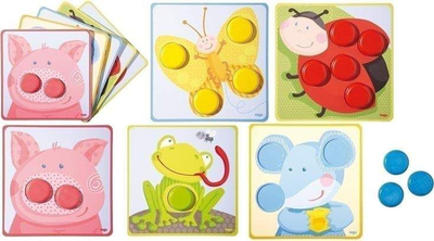 Puzzle me aktivitete Haba Colourful Animal World, 1 set, shumëngjyrësh