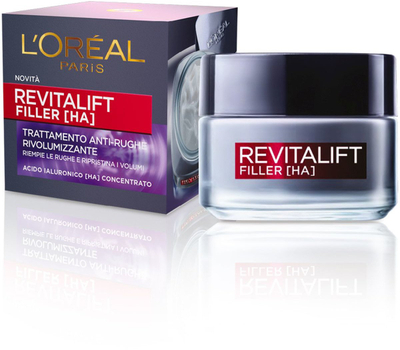 Дневен крем L'Oréal Revitalift Anti Wrinkle Facial Filler, 50ml, против брчки