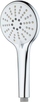 Глава за туш Domoletti DX6135YC, 3 вида млаз, 15.2 l/min, хром