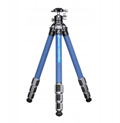 Tripod karboni Leofoto LP-284C Poseidon me kokë sferike LH-30, i lehtë, i qëndrueshëm, gri