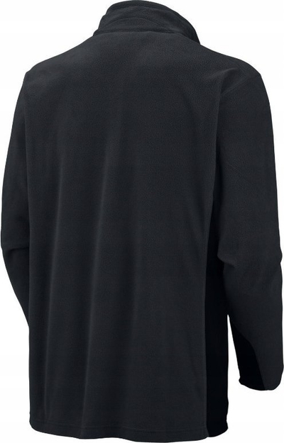 Bluzë fleece Columbia Klamath Range II Half Zip, për burra, poliestër, e zezë