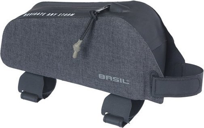 Çantë kornize biçiklete Basil Navigator Storm S Top Tube, 0.8L, e papërshkueshme nga uji, e zezë