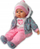 Kukull bebe Adar 565272, 45cm, flet polonisht, rozë gri