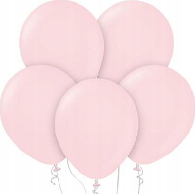Balona Beauty&amp;Charm Macaron Pale Pink, 30 cm, 50 copë, rozë pastel