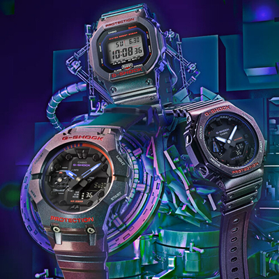 Orë dore për meshkuj Casio G-Shock Classic GA-2100AH-6AER (619), e vjollcë