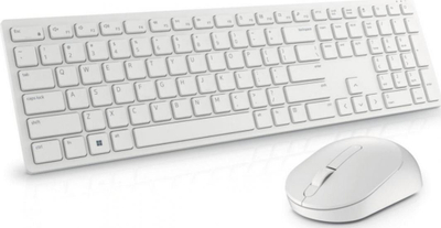 Сет тастатура и глушец Dell KM5221W, бела