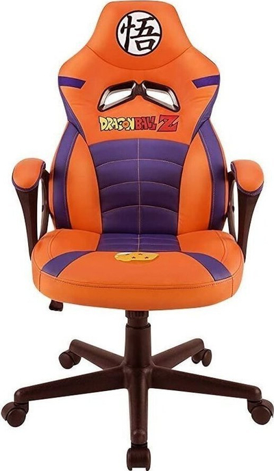 Karrige gaming Dragon Ball Z Junior, për kalamoj, me rrota, portokalli vjollcë