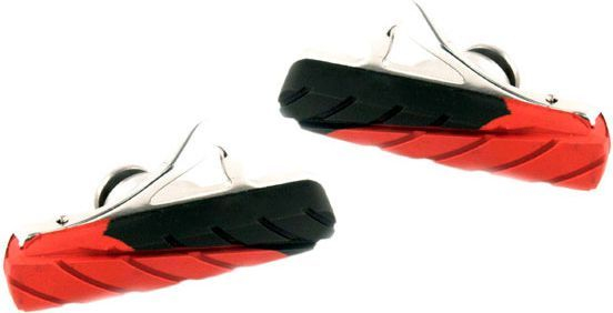 Blloqe frenash për biçikletë Clarks CP471 ROAD, 52mm, të zeza / të kuqe