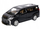 Играчка автомобил Toyota Alphard, метален модел 1:24, со повлекување, црн