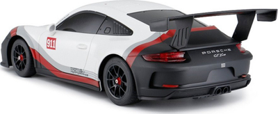 Makinë lodër me telekomandë Rastar Porsche 911 GT3, shkalla 1:18, 38 cm, e bardhë gri