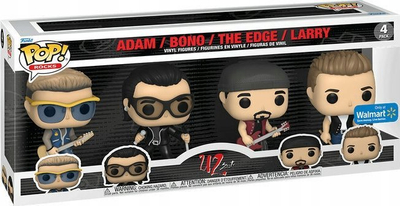 Figura koleksionuese Funko Pop U2 Zoo TV, set me 4 copa, vinil, shumëngjyrëshe