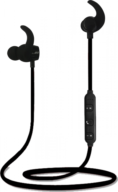Kufje Bluetooth 2GO Active BT1, wireless in ear, me mikrofon, të zeza
