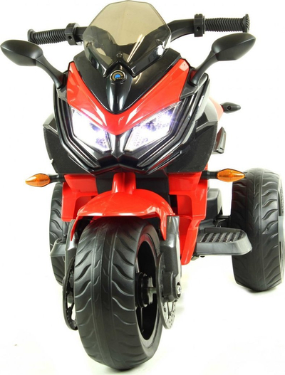 Motor elektrik për kalama me 3 rrota, 12V me 2 motorë, rrota EVA, i kuq e zi