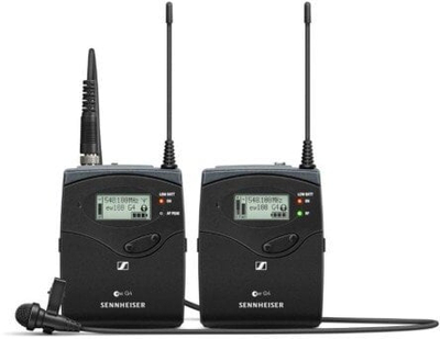 Sistem безжични микрофони Sennheiser EW 112P G4 A1, лавалиер ME 2 II, 470 516 MHz, црн