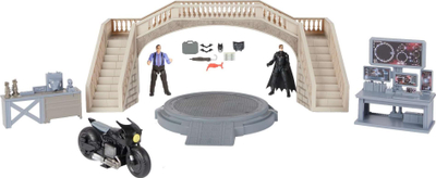 Set lojrash Spin Master Batman Batcave, figura 10 cm, me Batcycle, shumengjyrësh