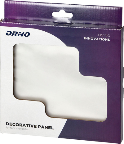 Panel xhami për ventilator Orno OR-WL-3204/PG, universal, silver pearl
