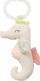 Плишана играчка со прстен Fehn Mini Морско Коњче, 18cm, за новороденчиња, беж