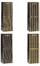 Qese dhurate Rozette TBG 24216 BB HS, për shishe, 12x35x9cm, shumëngjyrëshe
