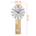 Orë muri MPM Quality Leonis E05.4281.00, e argjendtë/e kaftë