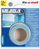 Shirit ngjitës dyanësh Forte Fix-O-Moll Mirror, 1.5 m, 19 mm, i bardhë