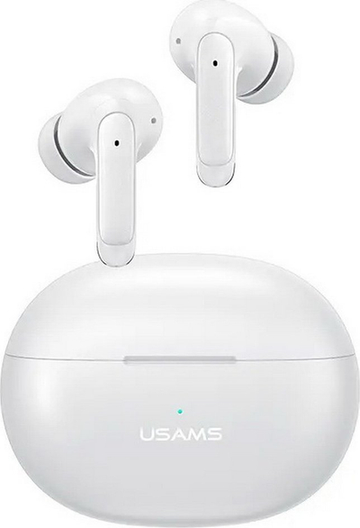 Kufje wireless Usams US-XD19, Bluetooth 5.3, Power Bank, të bardha