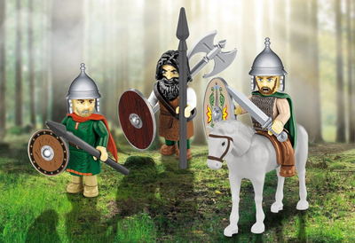 Set ndërtimi COBI German Warriors 20075, figura luftëtarësh, Imperium Romanum