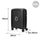 Valixhe kabine SwissBags Echo 16575, polipropilen, 4 rrota, gri