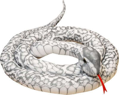Lodër pelushi gjarpër gri, 200 cm