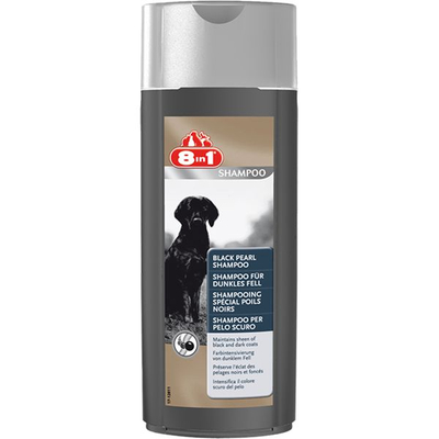 Шампон за кучиња 8in1 Black Pearl, за црно крзно, 250ml