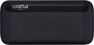 Disk i jashtëm SSD Crucial Portable X8 500GB, i zi