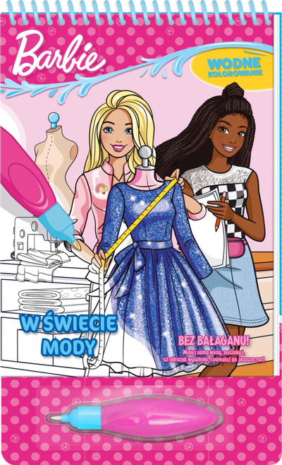 Libër ngjyrosës Barbie In the World of Fashion, me ujë, për fëmijë