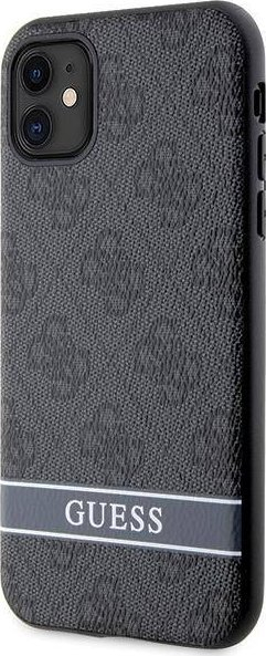 Mbulesë telefoni Guess GUHCN61P4SNK, për iPhone 11 XR 6.1", gri