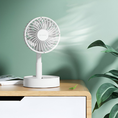 Ventilator pa tela Mozos F32, bateri 2500 mAh, 3 shpejtësi, i bardhë