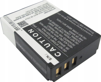 Bateri Li ion për kamera Kodak Pixpro AZ651, 7.4V, 1150mAh, e zezë