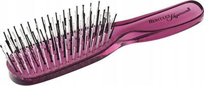 Furçë flokësh Hercules Sägemann Scalp Brush Piccolo, e vogël e përshtatshme, për flokë të lagur e të thatë, rozë