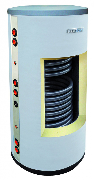 Shkëmbim termik Galmet Bivalent 26-209000, 200L, 2 spirale, gri