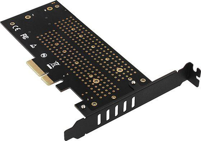 Adapter Axagon PCIe x4 - 2x M.2 NVMe