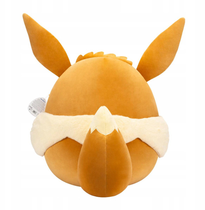 Плишана играчка Squishmallows Pokemon Eevee, 20\", џамбо, кафеава