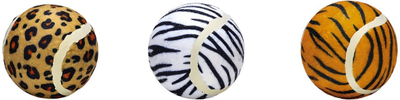 Lodra topa për qen Beeztees Jungle Balls, set 3 copë, Ø 6.5 cm, shumëngjyrëshe