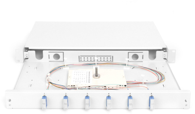 Кутија за спојување оптички влакна DIGITUS Professional DN-96320/9, 1U, 19", сива