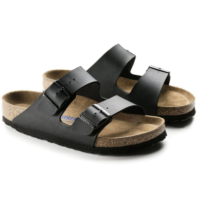 Сандали Birkenstock Arizona BF SFB W 551251, анатомски табан, црни