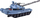 Lodër tank ushtarak Lean Toys DIY, për me ça e me ndërtu, me zëra, blu