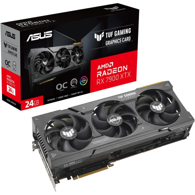 Kartë grafike ASUS TUF Gaming Radeon RX 7900 XTX OC, 24GB GDDR6, PCIe 4.0, e zezë