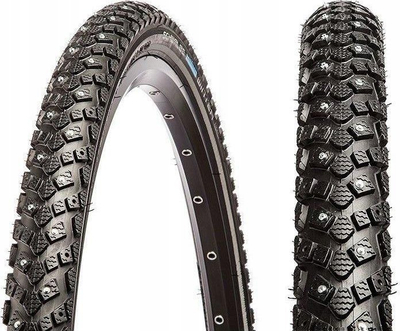Gomë biçiklete Schwalbe Winter K-Guard, 26 x 1.75, me gozhda, e zezë