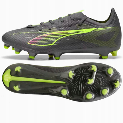Këpuca futbolli Puma Ultra 5 Match FG MG M 108166-03, për bar natyral edhe artificial, gri