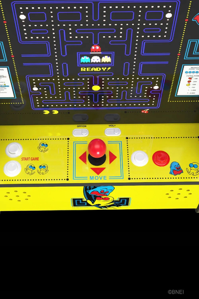 Kabinë lojrash Arcade1Up Pac-man Partycade, ekran 16.7", 5 lojra, shumëngjyrësh