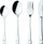 Set takëmesh për fëmijë Leonardo Bambini, 4 pjesë, çelik inox, ngjyrë argjendi