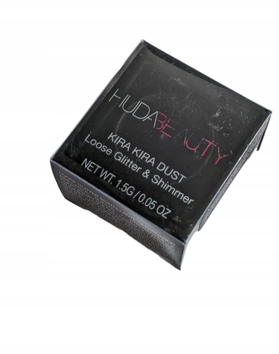 Hije sysh Huda Beauty Kira Kira Dust, pudër me shkëlqim, glitter i lirë, vjollcë