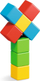 Lodra ndërtimi Geomag Magicube Green Line, 8 kube magnetike, shumëngjyrëshe