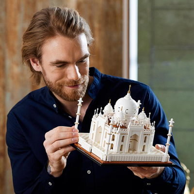 Set Lego Architecture Taj Mahal, model arkitekture, dekor koleksionistësh, shumëngjyrësh